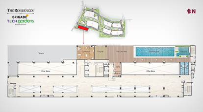 Service Floor Amenities Plan