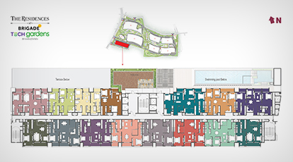 The Residences at BTG 4Th Floor Plan
