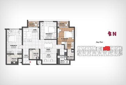 3.5 Bedroom Plan 2 The Residences at BTG 