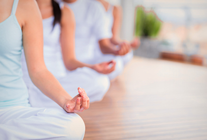 Yoga Deck at The Residences at BTG