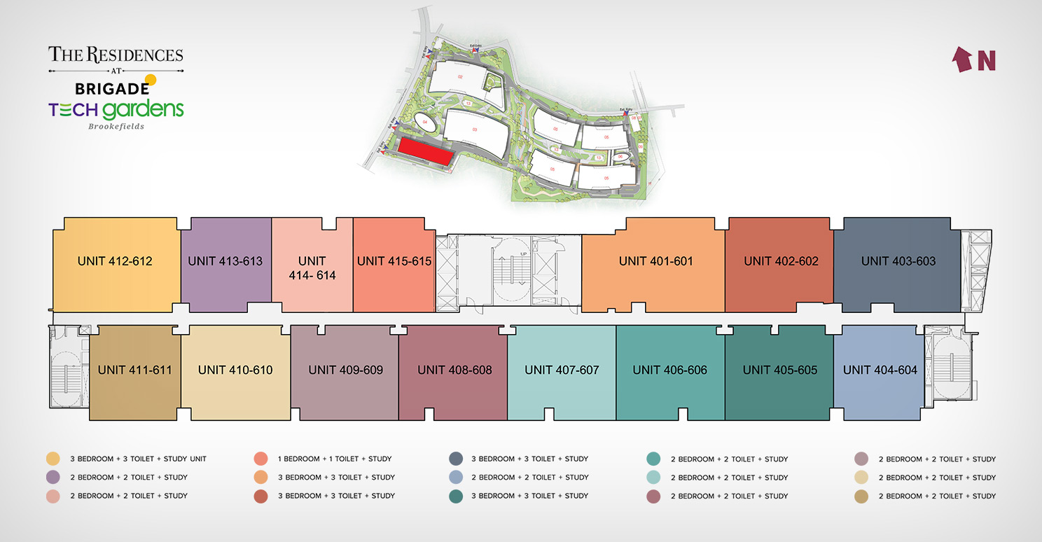 The Residences at BTG Unit Numbering Plan